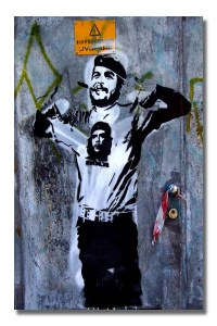 BA0028 Banksy - Che Guevara Street Graffiti Stencil Art